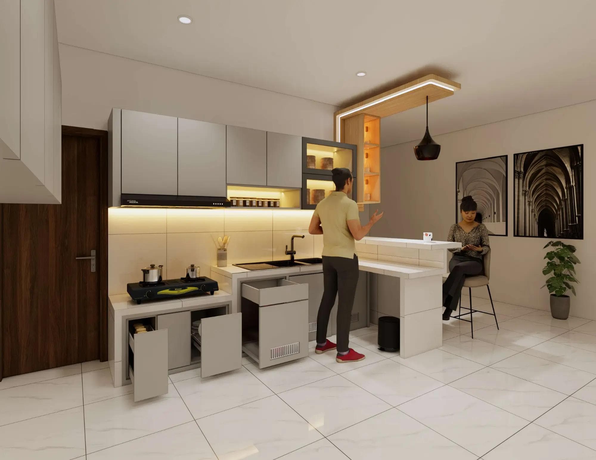 Kitchen Set Minimalis, Ketapang